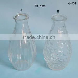 Clear Decoration Glass Vase Bottle thumbnail-1