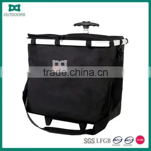 Foldable Supermarket Shopping Basket With Wheels thumbnail-2