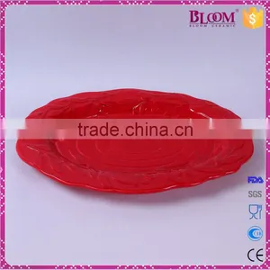 Wedding Decoration Ceramic Oval Dinner Plates thumbnail-2