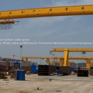 China Customized Rail Mounted High Quality Gantry Crane thumbnail-1