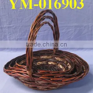 Willow Basket for Flowers thumbnail-1