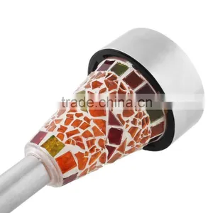 G0023 Beautiful Mosaic Solar Powered LED Garden Light Fiesta Lawn Path Landscape thumbnail-5