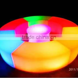 Flexible Shaped Led Lighted Rechargeable Led Bench Color Change Led Bench thumbnail-3