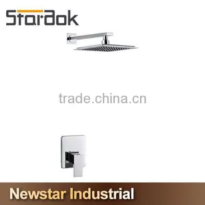 Star.aok Bathroom Shower Faucet Chrome Finish Single Handle Waterfall Shower Tap thumbnail-1