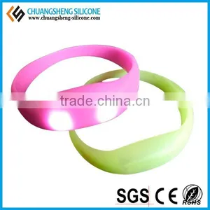 Shaking Sensing Led Light Silicon Bracelet, Led Silicon Bracelet thumbnail-5