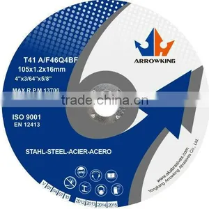4-1/7" 105x1.2x16mm Super Thin Cutting Wheel, Cut-Off Disc, For Stainless Steel And Metal/Steel thumbnail-1