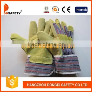 DDSAFETY Hot Sale Cheapest Pig Leather Safety Gloves thumbnail-1