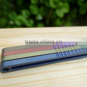 TK-2878 Trumpet Outdoor Camping Travel Home EDC TC4 Titanium Alloy Tweezer thumbnail-2