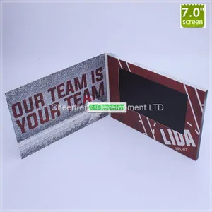 Customized Printing 7inch Lcd Screen Video Brochure for Advertising thumbnail-5