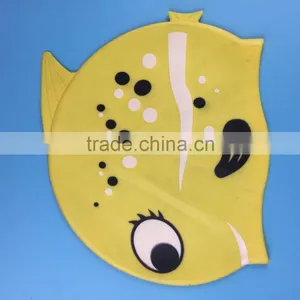 2016 Wholesale Christmas Gift Colorful Silicone Swimming Cap(for Children) thumbnail-4