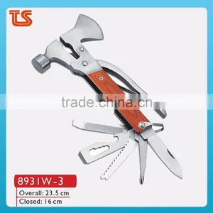 2014 Hot Sell Multi Tool/Multi Tool With Color Wood/Metal Hammer Tool ( 8931W-3 ) thumbnail-1