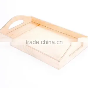 Wooden Tray Unfinished Wood Trays Wholesale thumbnail-1