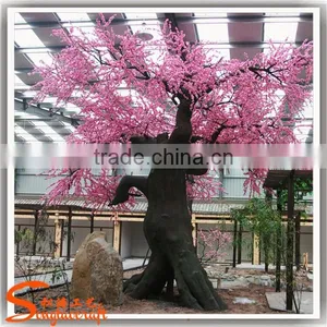 Realistic Silk Artificial Cherry Blossom Big Trees Artificial Trees Cherry Blossoms for Wedding Decoration thumbnail-3