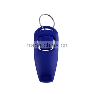 Wholesale Blue Click Clicker Obedience Training Trainer Aid Wrist Strap for Puppy Dog Pet Hot Search thumbnail-3