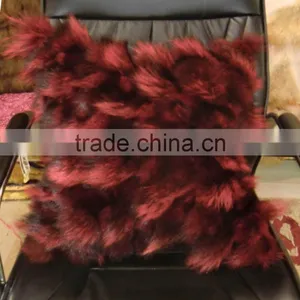 Luxury Raccoon Fur Cushion Covers thumbnail-2