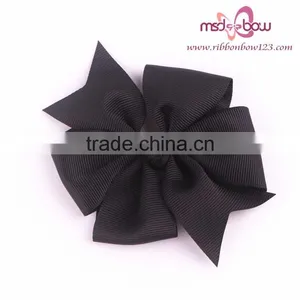 3inch Grosgrain Ribbon Boutique Hair Bows With Clip thumbnail-4