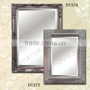 Wood Vintage Ornate Art Decor Style Unique Country Style Wall Mirror thumbnail-1