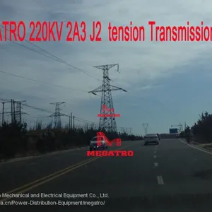 MEGATRO 110KV SGN-15-18-21 Tension Transmission Monopole thumbnail-1