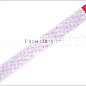 Kearing Brand 2"*18" Inch Transplant Flexible Straight 1.2mm Thickness Sandwich Line Quilting Ruler for Fashion Design#8085 thumbnail-4
