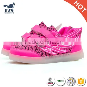 Hot Selling 2017 LED Kids Yeezy Light Shoes Glowing Flashing Shoes thumbnail-4