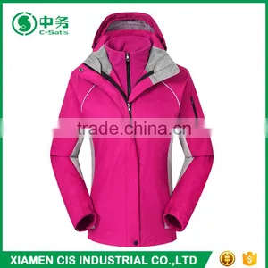 Quality Supplier Multi Color Women 100% Polyester Soft Shell Jacket thumbnail-2