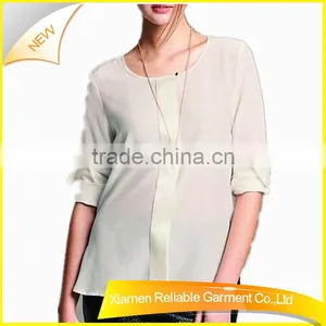 Pure Chiffon New Model Long Sleeve Shirt thumbnail-1