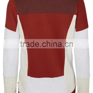 2016 Wensfashion Custom Women Leather Sleeve Sweatshirt and Long Sleeved Sweatshirt thumbnail-4