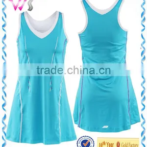Tennis Clothes Woman Custom Girls Tennis Long Dress Clothes Wholesale thumbnail-1