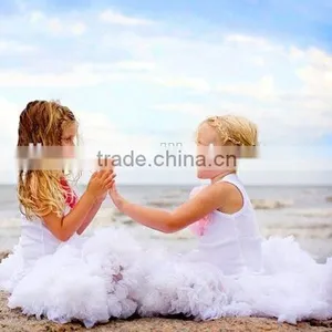 Adorable Baby Boutique Clothing Princess Ballet Tutu Fluffy Pettiskirt Girls Smcoked Ruffle Chiffon Boutique Skirt thumbnail-3
