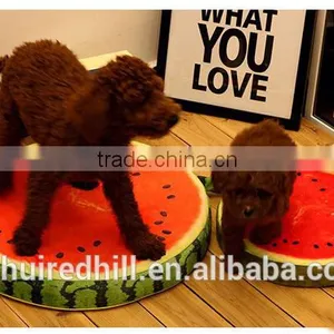 R1929H Hot Selling Summer Fruit Round Pet Cushion Cat Dog Mat Pet Pad Bed thumbnail-1