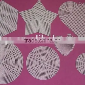 DIY Material Cross Stitch Plastic Canvas Sheets and Shapes /hearts,star,round,Hexagon thumbnail-1
