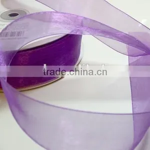 Decorative Colorful Sheer Organza Ribbon thumbnail-4