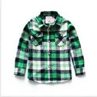 Boys' Flannel Shirt With Back Side Embroidery thumbnail-1