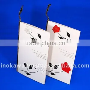 Japan Wedding Invitation Card 'SHINE ROSE RED' Wholesale thumbnail-1