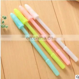 Kawaii Finger Shape Gel Pen for Writing Candy Color 0.38mm Black Ink Pens Office Material School Supplies thumbnail-1