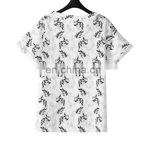 Women Summer Design Black White Lace Bluse thumbnail-2