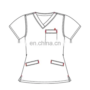 Medical Scrubs Wholesale Hospital Uniform Scrub Suit thumbnail-2