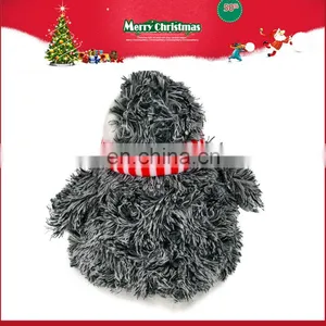 2016 Christmas Promotional 20cm Custom Soft Toy Plush Penguin Toy With Hat and Scarf thumbnail-5