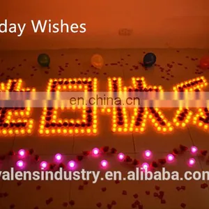 Hot Selling Flameles Colorful Electric LED Candle for Saint Valentine's Day/Birthday/Party/Wedding/making a Proposal thumbnail-2