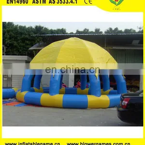 Giant Outdoor Sunscreen Dome Tent Water Pool Combo Inflatable Floating Tent thumbnail-1