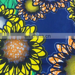 2014 New Design 100% Cotton High Quality African Wax Printed Fabric thumbnail-1