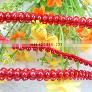 2015 New Arrival Fashion Red Bridal Beaded Trimming for Wedding thumbnail-5
