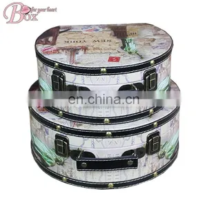 Vintage Children Gift Cardboard Suitcase Box Set thumbnail-5