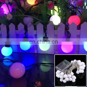 .4m 15 LEDs SMD 0603 IP65 Waterproof LR44 Button Batteries Silver Color Copper Wire Starry String Light Rope(Colorful Light) thumbnail-1