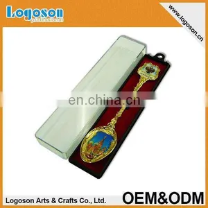 Customzied Logo Gift Box Package Logo Engraved Souvenir Spoon thumbnail-2