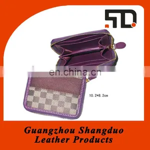 Old Fashion Design Wholesale Price Quality Leather Coin Purse thumbnail-1