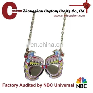 Broken Heart 3D Enamel Pendant Keychain thumbnail-1