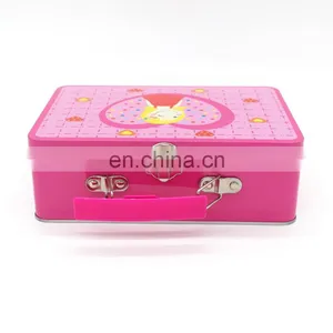 Cartoon Tin Lunch Box 194*130*70mm With Lock and Key for Children thumbnail-2