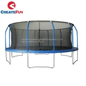 CreateFun 16ft Wholesale Fiberglass Trampoline With Safety Net thumbnail-1