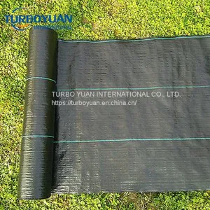 Black Plastic Weed Proof Mesh Mulching Fabric Weed Mats for Greenhouse thumbnail-5